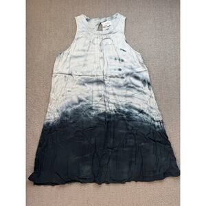 Feel the Piece Mini Dress Swing Beach Vacation Blue Ombre Tie Dye XS / Small